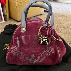 Burgundy Juicy Couture Bowler bag